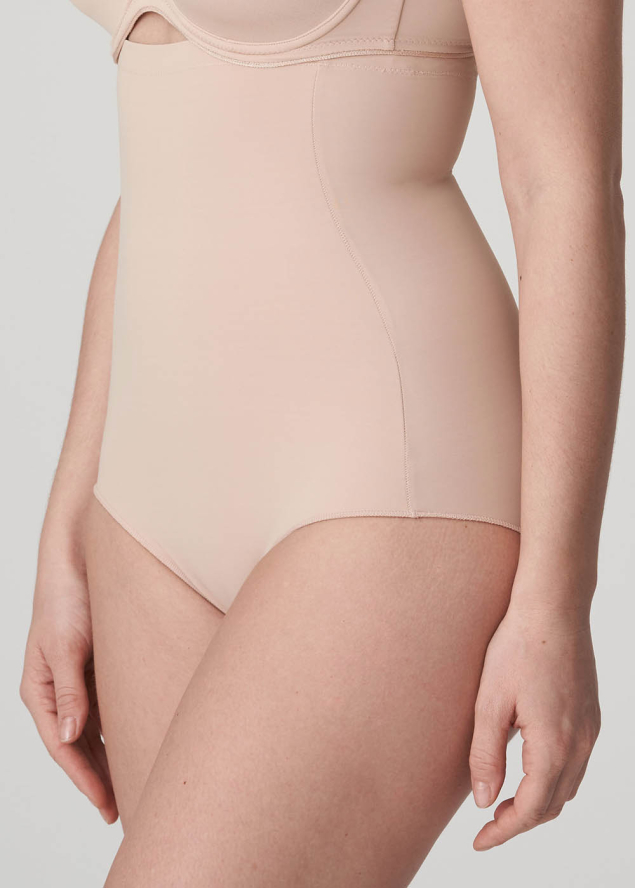 Slip Taille Haute Gainant Ventre Plat Prima Donna Caf au Lait