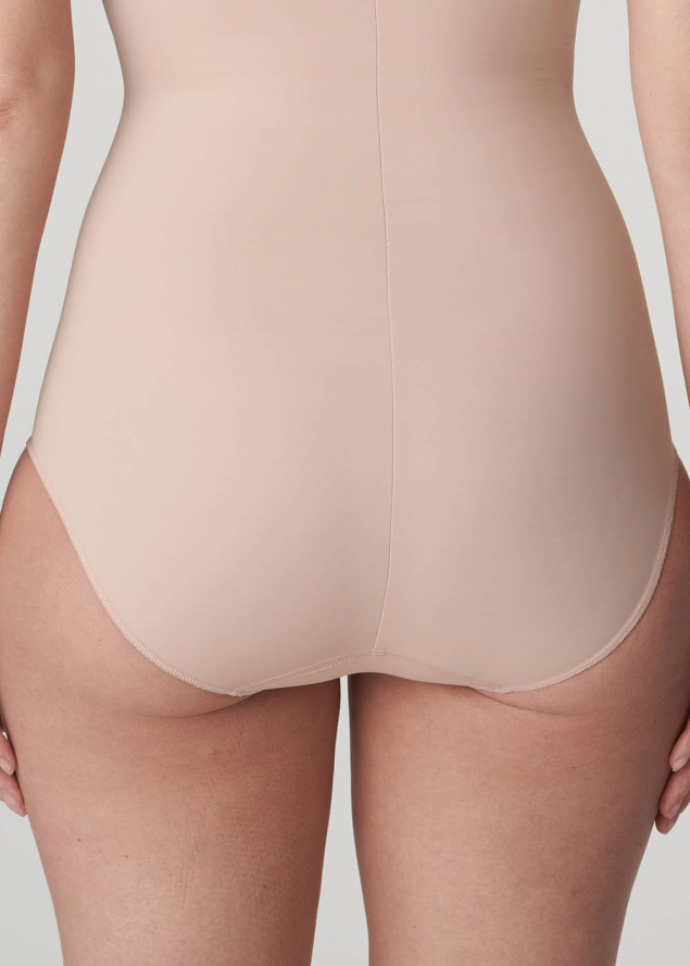 Slip Taille Haute Gainant Ventre Plat Prima Donna Caf au Lait