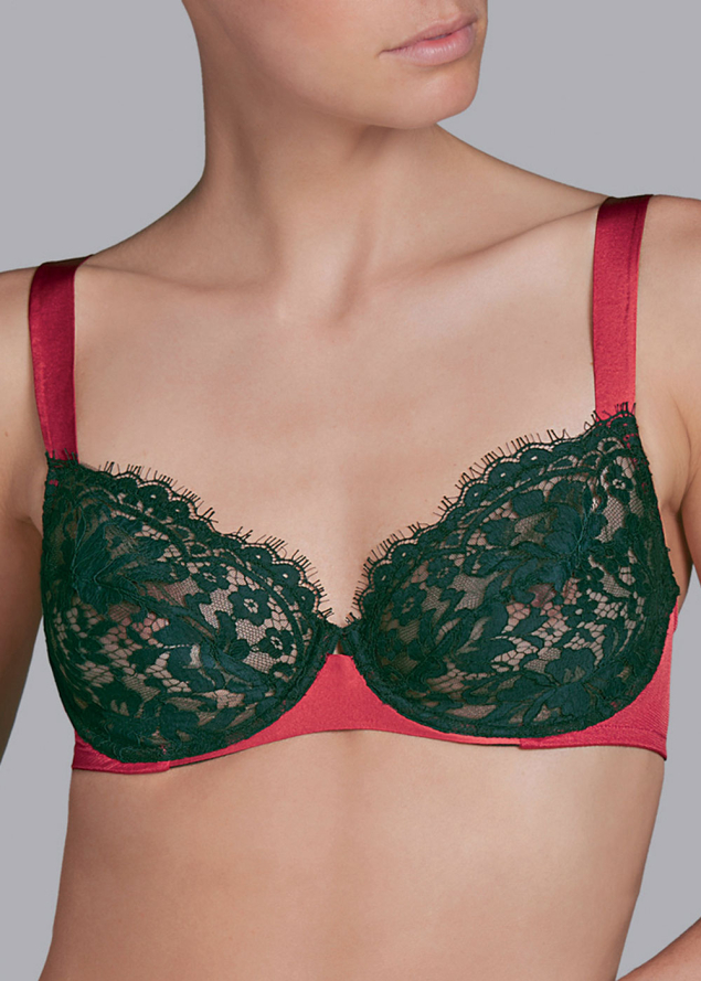 Soutien-gorge Embotant Armatures  Andres Sarda Brique