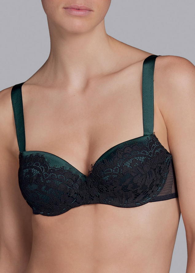 Soutien-gorge Balconnet Rembourr Andres Sarda Noir