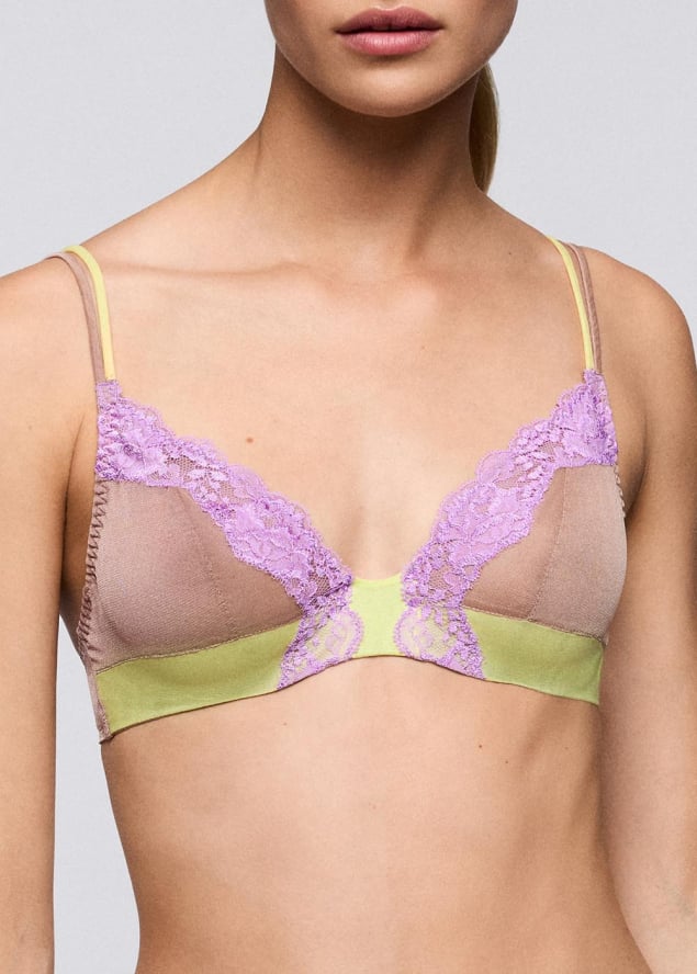 Soutien-gorge � Armatures Plongeant Sarda