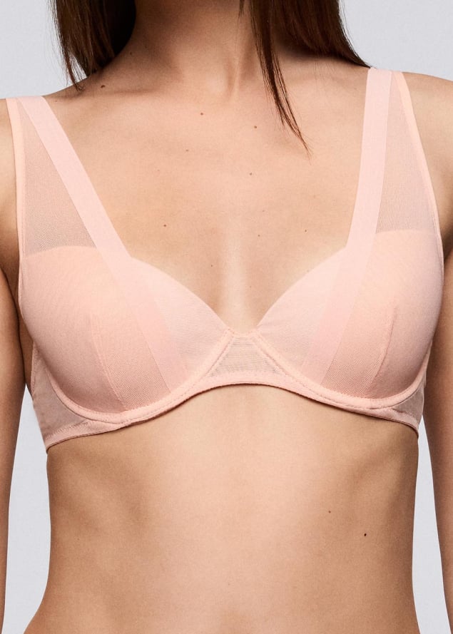 Soutien-gorge Rembourr� Plongeant Sarda