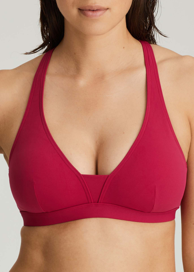 Soutien-gorge Triangle Sans Armatures Maillots de Bain Prima Donna Swim Barollo Rouge