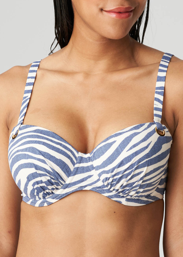 Soutien-gorge Balconnet Rembourr Maillots de Bain Prima Donna Swim Adriatic Blue