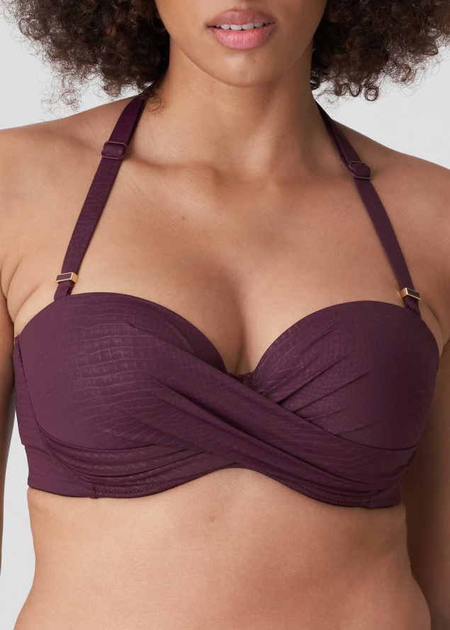 Haut de bikini bandeau rembourr Maillots de Bain Prima Donna Swim