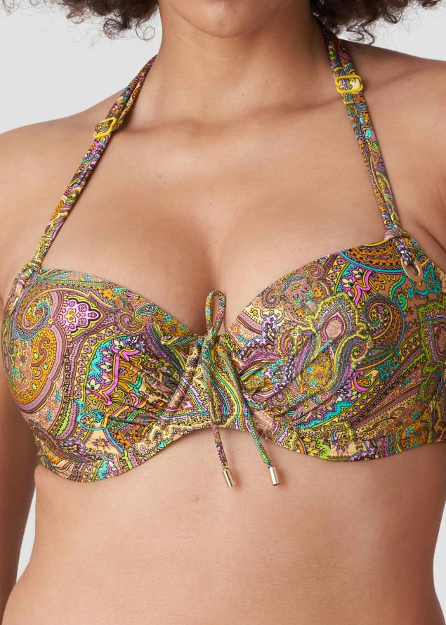 Haut de bikini balconnet rembourr Maillots de Bain Prima Donna Swim Sunny Paisley