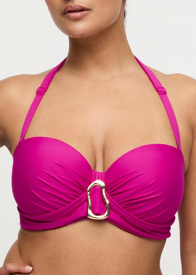 Haut De Bikini Bandeau Rembourr� Maillots de Bain Prima Donna Swim