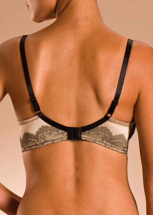 Soutien-gorge Push-up Chantelle Nude Noir