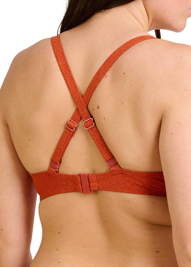 Soutien-gorge Classique  Armatures Maillots de Bain Sans Complexe Ketchup Brique