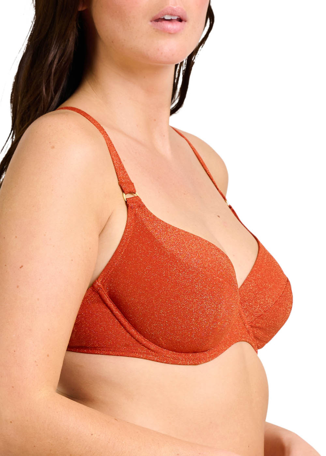 Soutien-gorge Classique  Armatures Maillots de Bain Sans Complexe Ketchup Brique