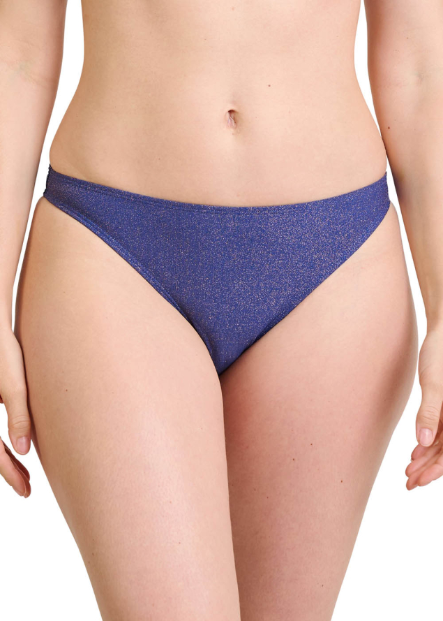 Bas de Bain Taille Basse  Maillots de Bain Sans Complexe Bleu Sodalite