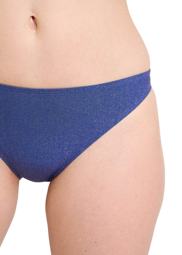 Bas de Bain Taille Basse  Maillots de Bain Sans Complexe Bleu Sodalite