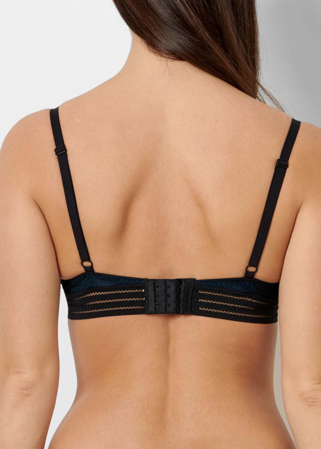 Soutien-gorge Classique Sans Complexe Noir / Bleu