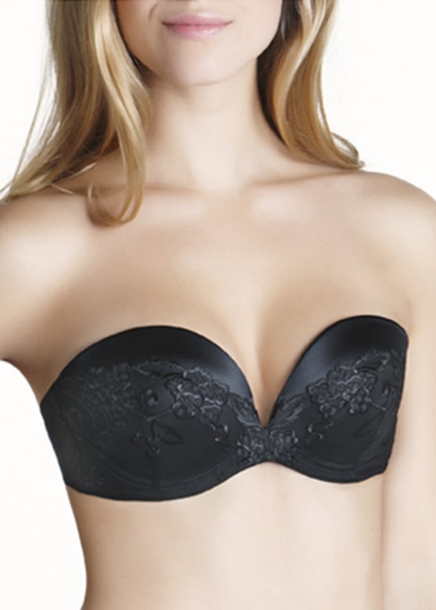 Soutien-gorge Plongeant Sans Bretelles Simone Prle Noir