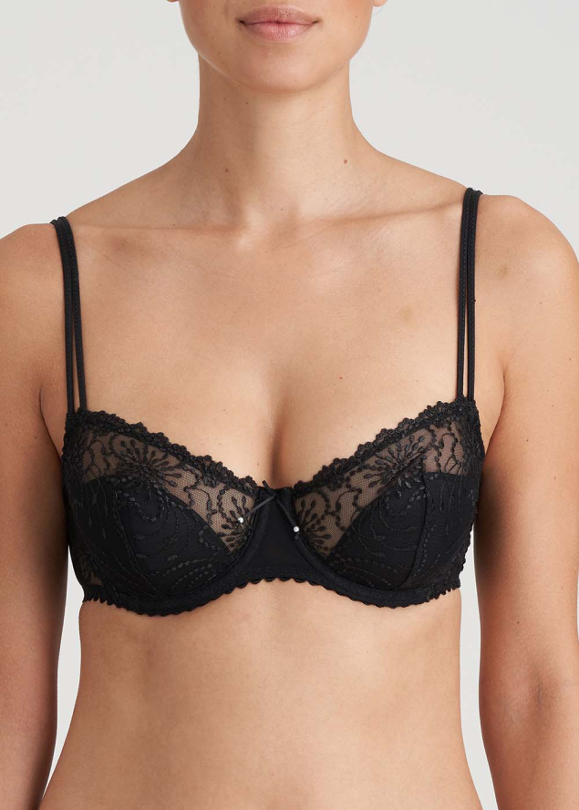 Soutien-Gorge Balconnet Rembourr  Armatures Marie-Jo Noir