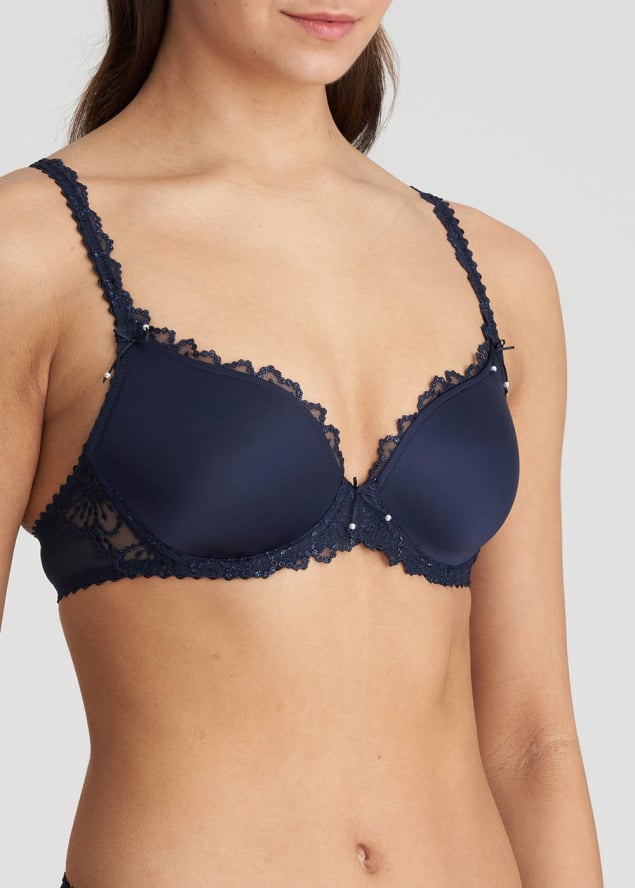 Soutien-gorge Rembourr Forme Coeur Marie-Jo Velvet Blue