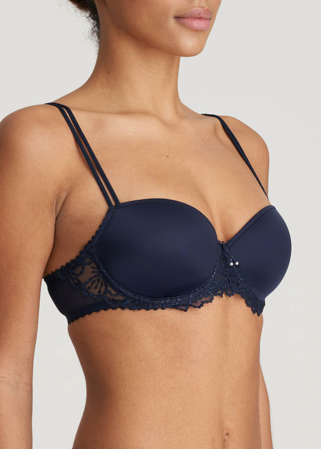 Soutien-gorge Rembourr Balconnet  Armatures Marie-Jo Velvet Blue