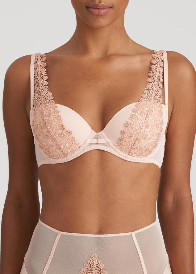 Soutien-gorge Rembourr Dcollet Profond Marie-Jo Pinot Rose