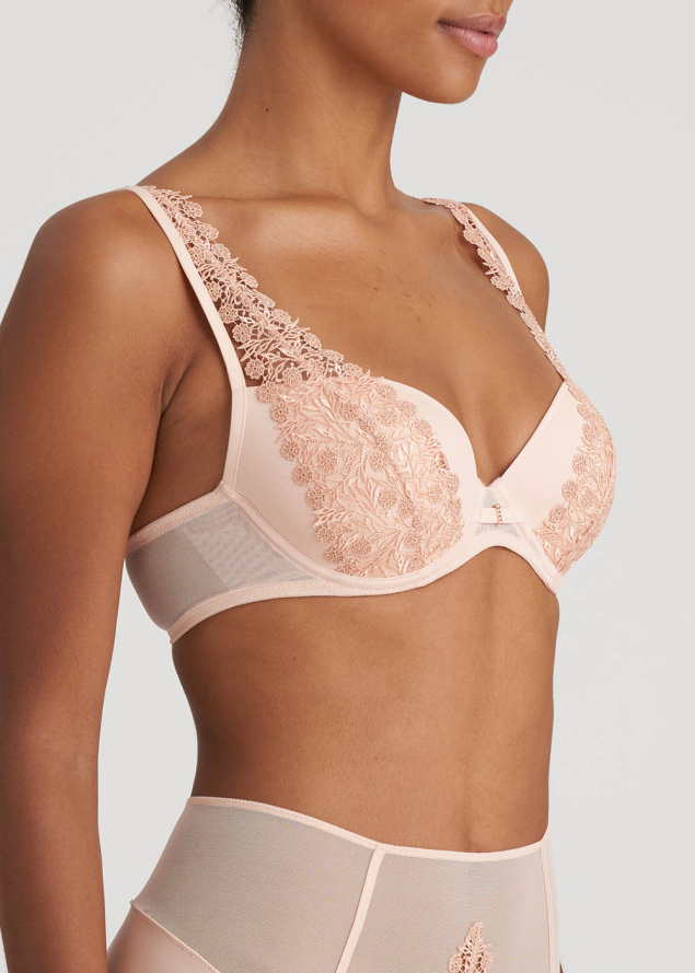 Soutien-gorge Rembourr Dcollet Profond Marie-Jo Pinot Rose