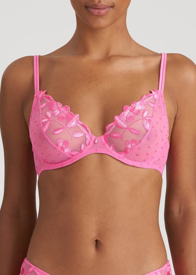 Soutien-gorge  Armatures Dcollet Plongeant Marie-Jo Paradise Pink