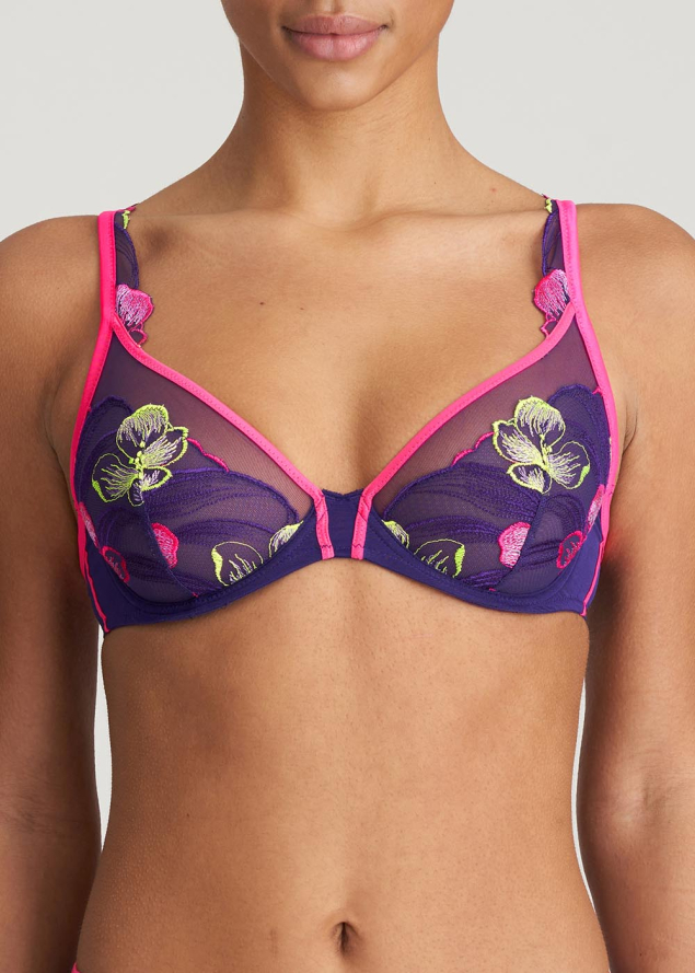 Soutien-gorge  Armatures Dcollet Profond Marie-Jo Majestic Purple