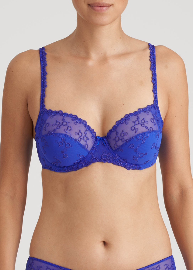 Soutien-gorge Embotant  Armatures Marie-Jo Bleu lctrique