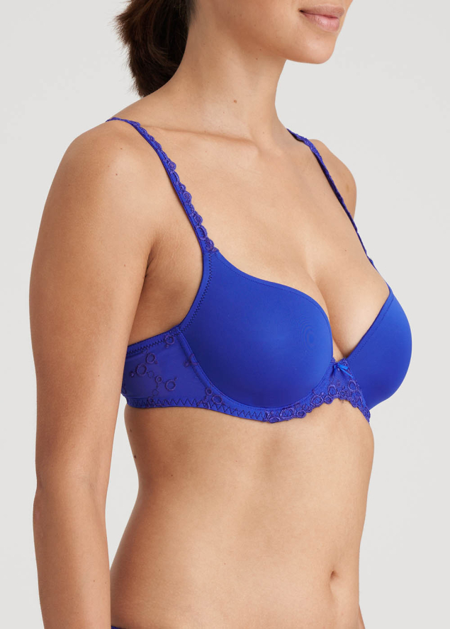 Soutien-gorge Rembourr Forme Coeur  Armatures Marie-Jo Bleu lctrique