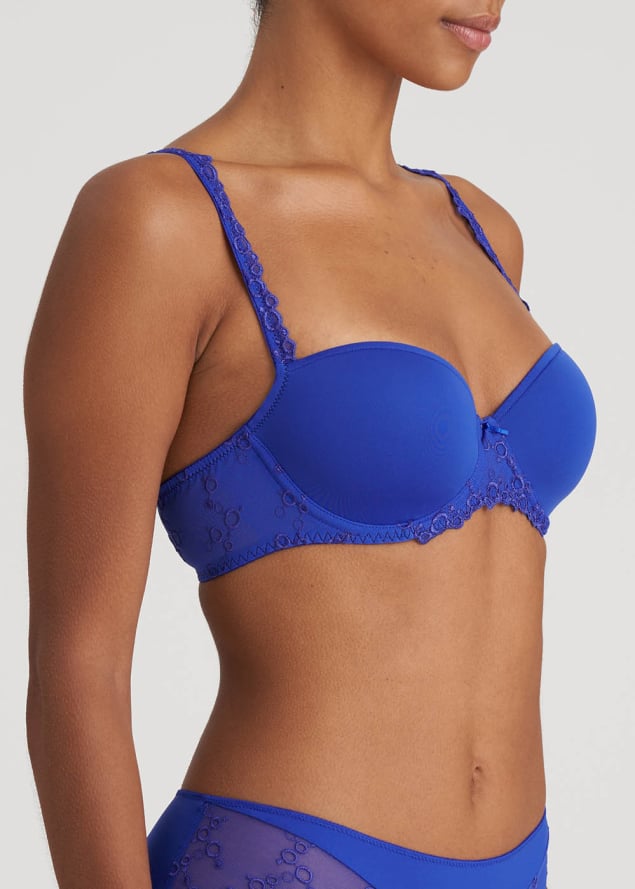 Soutien-gorge Balconnet Rembourr  Armatures Marie-Jo Bleu lctrique