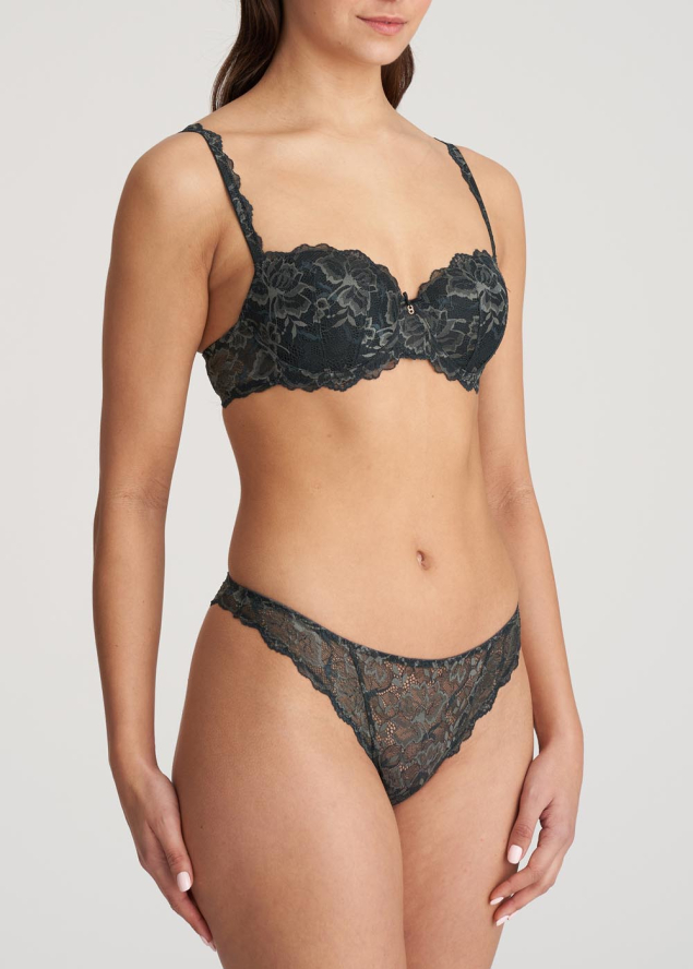 Soutien-gorge  armatures balconnet rembourr Marie-Jo Night Grey