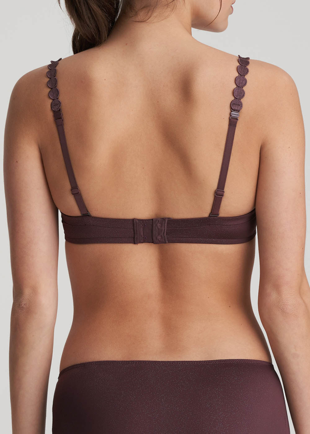 Soutien-gorge Rembourr Coup Droit Marie-Jo Aubergine