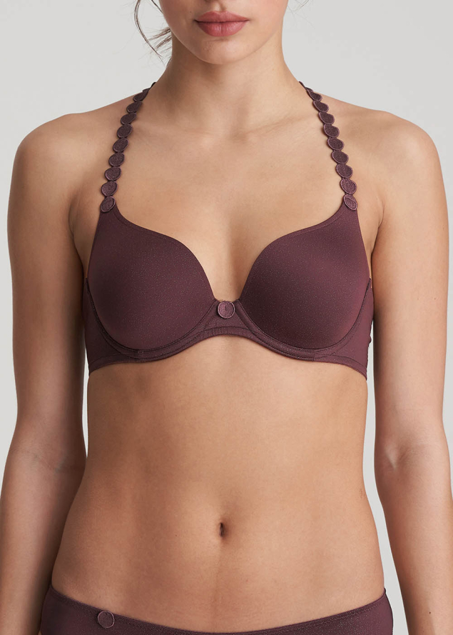 Soutien-gorge Rembourr Forme Coeur Marie-Jo Aubergine