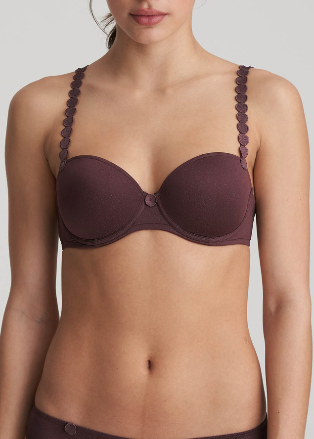 Soutien-gorge Balconnet Rembourr Marie-Jo Aubergine