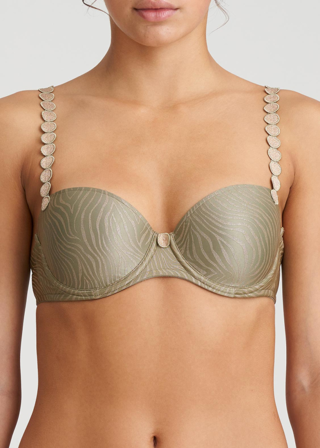 Soutien-gorge Balconnet Rembourr Marie-Jo Golden Olive