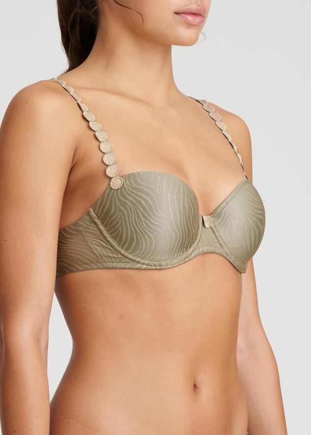 Soutien-gorge Balconnet Rembourr Marie-Jo Golden Olive