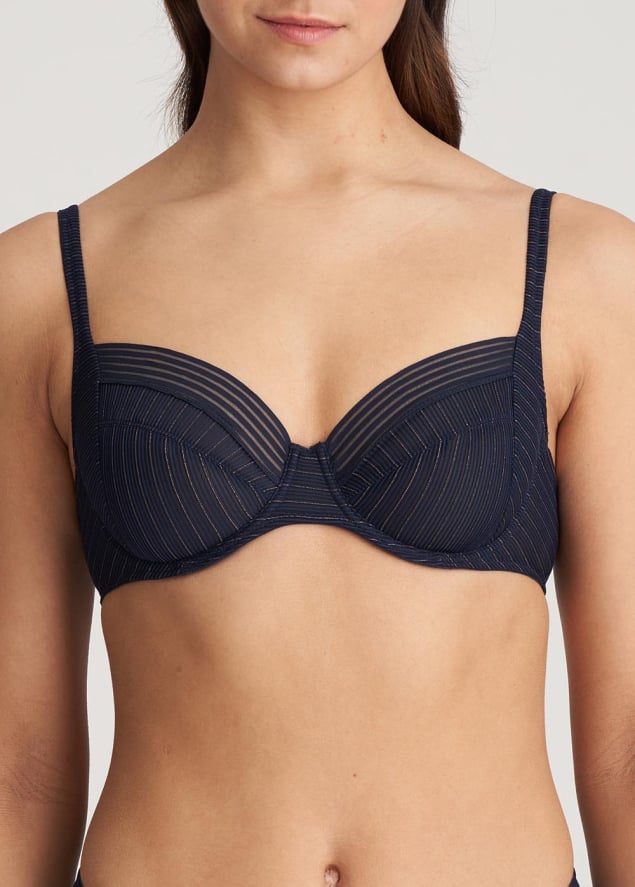 Soutien-gorge Embotant  Armatures Marie-Jo Velvet Blue