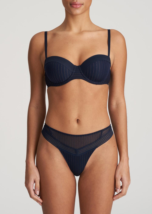 Soutien-gorge Rembourr Balconnet  Armatures Marie-Jo Velvet Blue