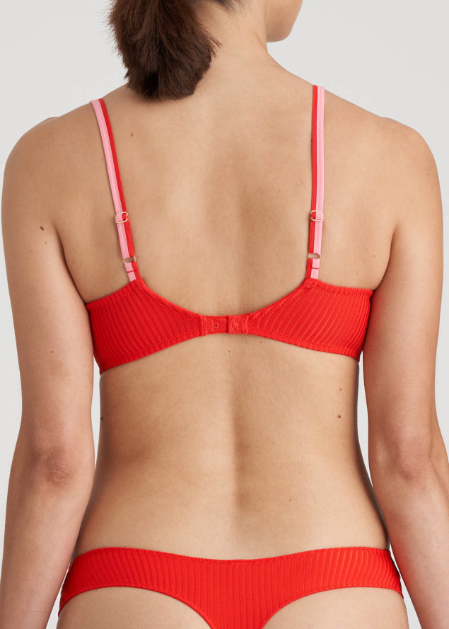 Soutien-Gorge Balconnet Rembourr  Armatures Marie-Jo Rouge