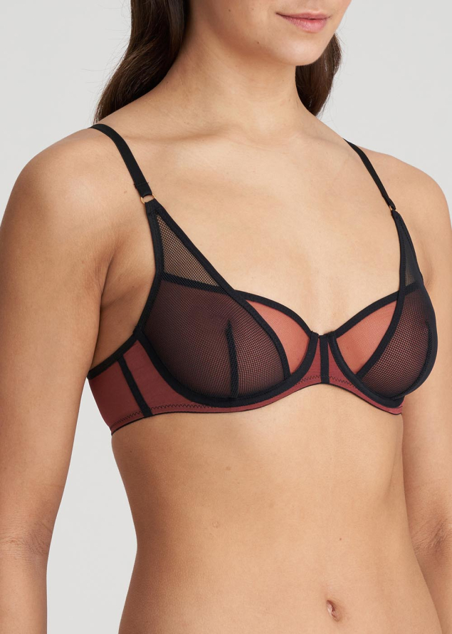 Soutien-gorge  armatures Marie-Jo Italian Brown