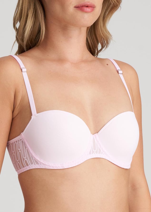 Soutien-gorge balconnet rembourr Marie-Jo Fifties Pink