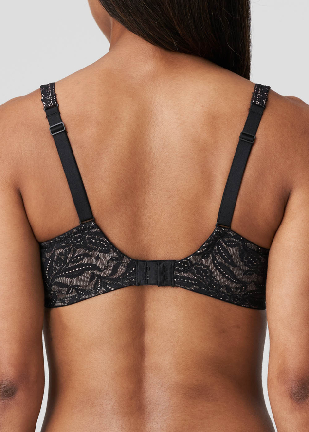 Soutien-gorge plongeant  armatures Twist de Prima Donna Noir