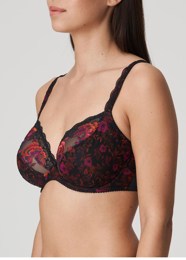 Soutien-gorge Balconnet Dcollet Profond Prima Donna Charbon