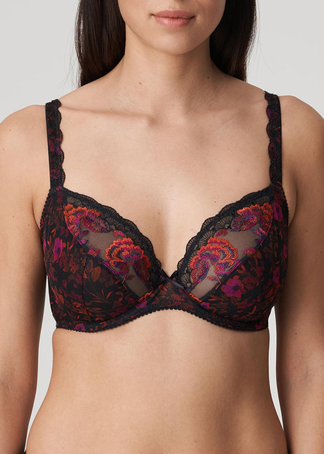 Soutien-gorge Balconnet Dcollet Profond Prima Donna Charbon