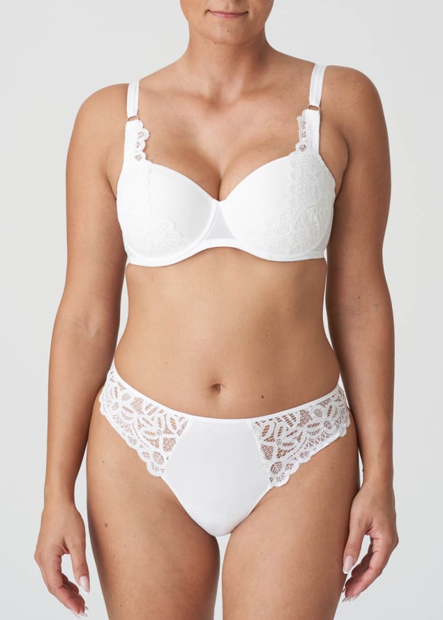 Soutien-gorge Rembourr Balconnet  Armatures Twist de Prima Donna Blanc