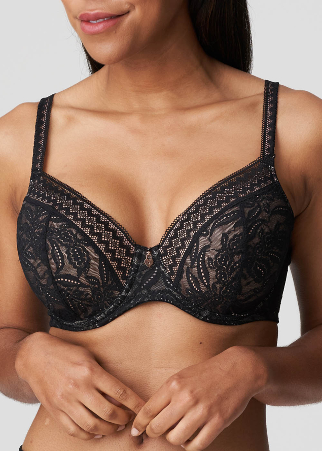 Soutien-gorge Rembourr Forme Coeur Twist de Prima Donna Noir