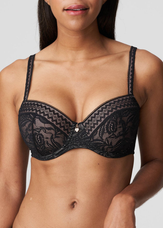 Soutien-gorge Rembourr Balconnet Twist de Prima Donna Noir