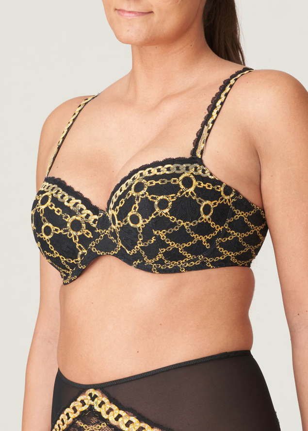 Soutien-gorge Balconnet Rembourr Twist de Prima Donna Noir