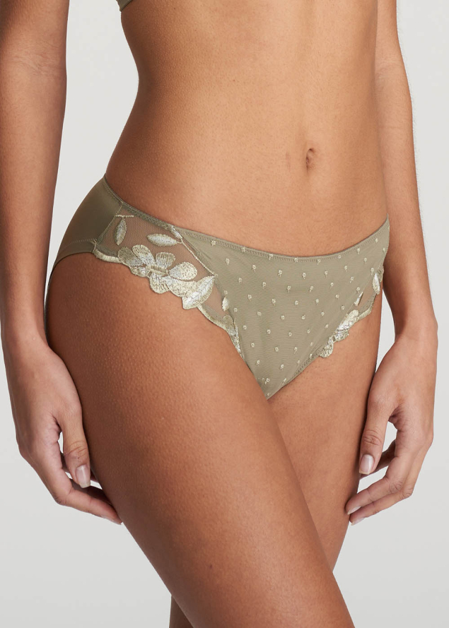 Slip Brsilien Marie-Jo Golden Olive