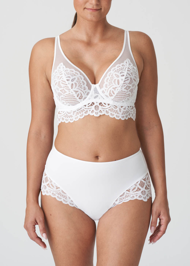 Slip Taille Haute Twist de Prima Donna Blanc