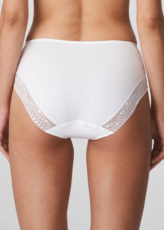 Slip Taille Haute Twist de Prima Donna Blanc