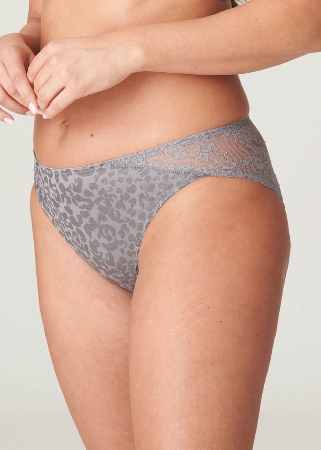 Slip Brsilien Twist de Prima Donna Fifties Grey